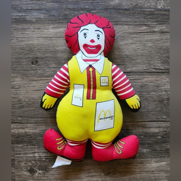 Vintage 1984 Ronald McDonald Clown Plush Figure - Picture 1 of 3